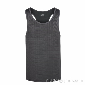 Sporttraining Fitness Ribbed Gym Tanktop Men